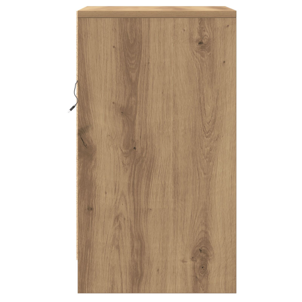 Produktbild för Nattduksbord Artisan Ek 38 x 34 x 61 cm Konstruerat trä