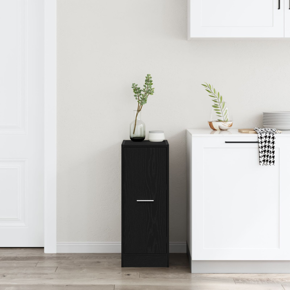 Produktbild för Apoteksskåp Svart ek 30 x 41 x 77,5 cm Konstruerat trä