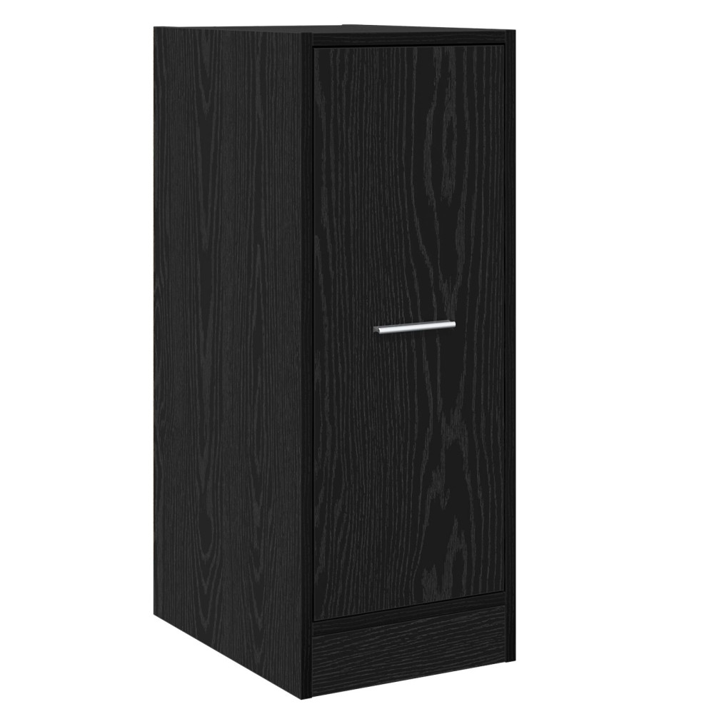 Produktbild för Apoteksskåp Svart ek 30 x 41 x 77,5 cm Konstruerat trä