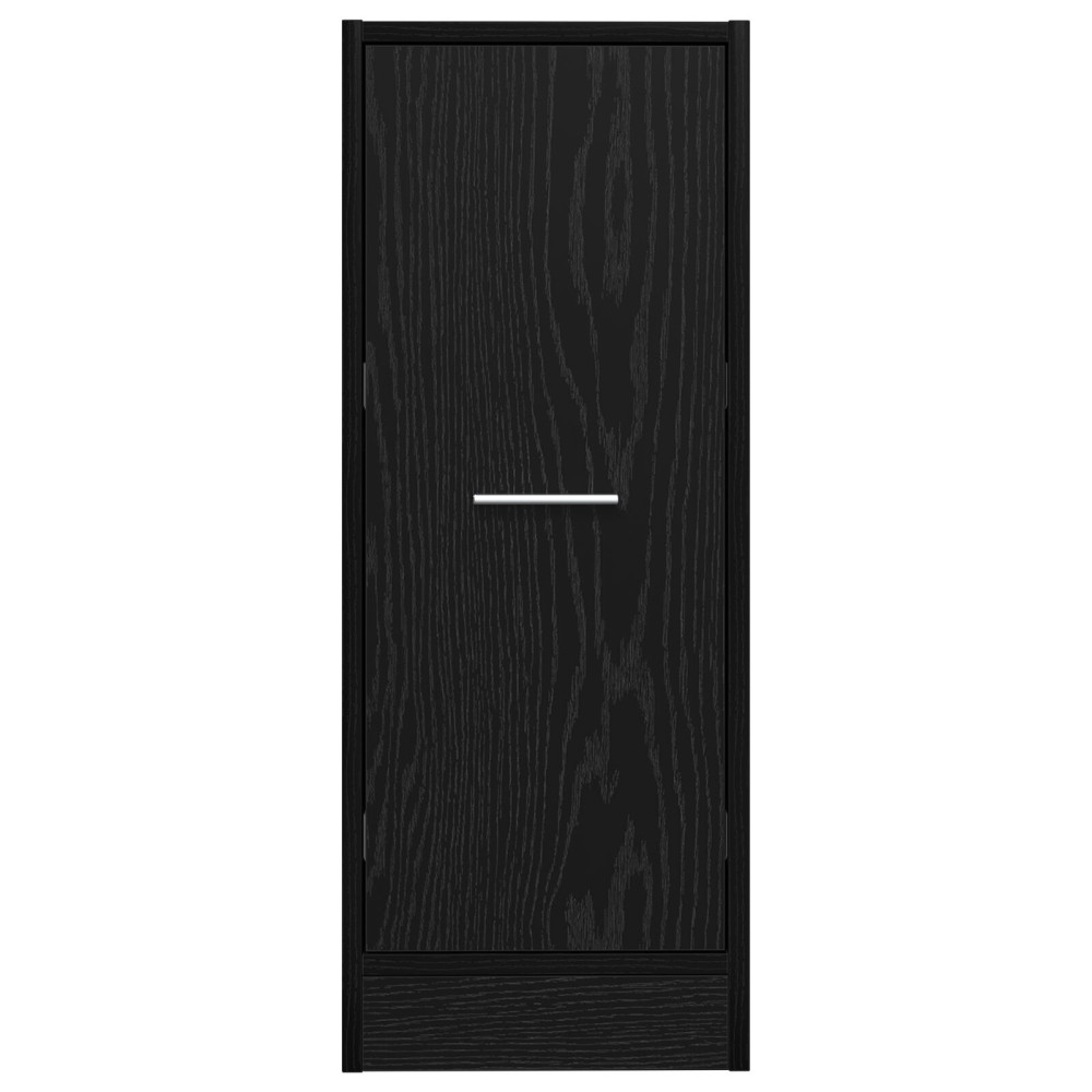 Produktbild för Apoteksskåp Svart ek 30 x 41 x 77,5 cm Konstruerat trä
