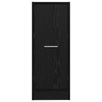 Produktbild för Apoteksskåp Svart ek 30 x 41 x 77,5 cm Konstruerat trä