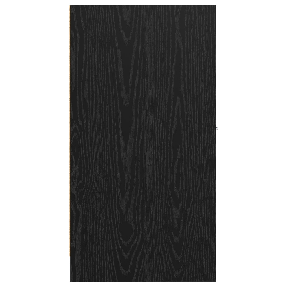Produktbild för Apoteksskåp Svart ek 30 x 41 x 77,5 cm Konstruerat trä