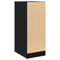 Produktbild för Apoteksskåp Svart ek 30 x 41 x 77,5 cm Konstruerat trä