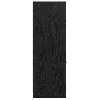 Produktbild för Apoteksskåp Svart ek 30 x 41 x 118 cm Konstruerat trä