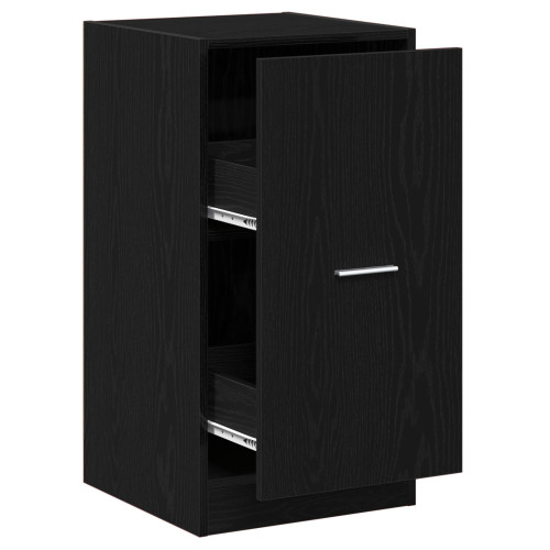 vidaXL Apoteksskåp Svart ek 40 x 41 x 77.5 cm Konstruerat trä