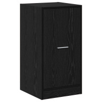 Produktbild för Apoteksskåp Svart ek 40 x 41 x 77.5 cm Konstruerat trä