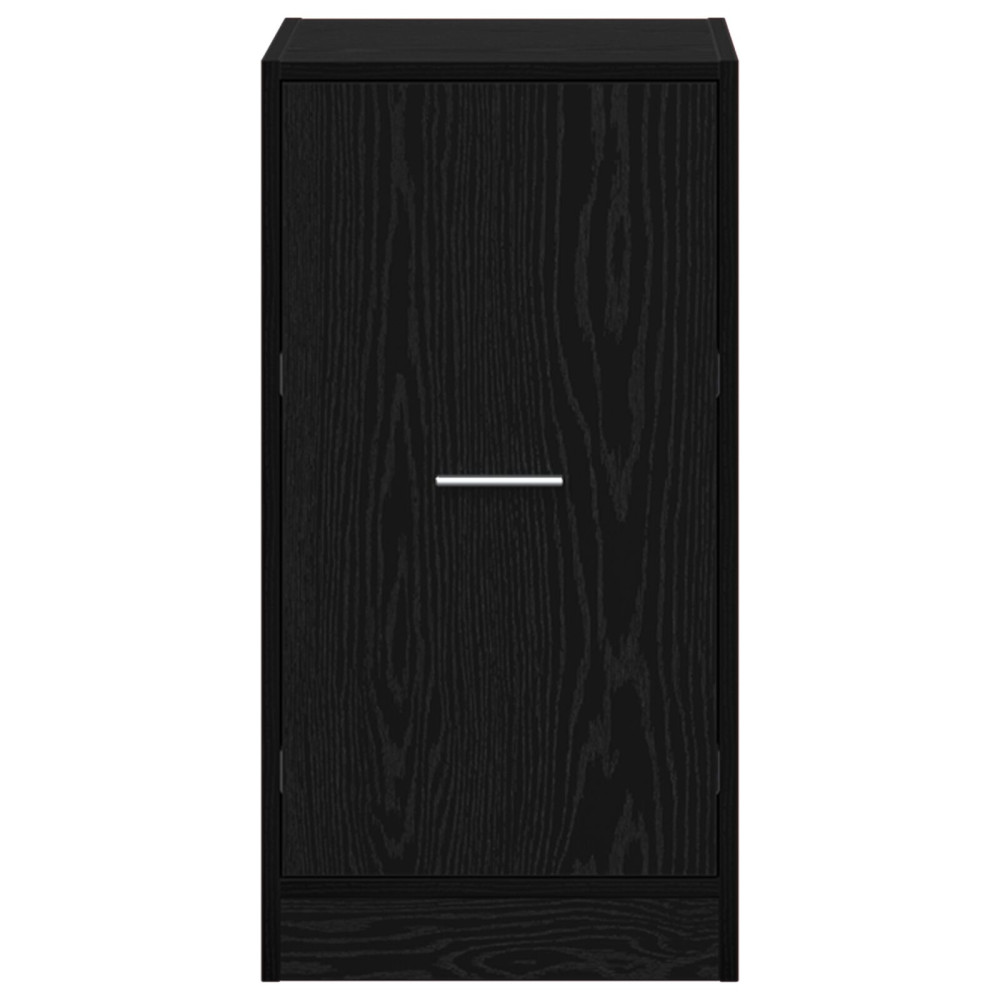 Produktbild för Apoteksskåp Svart ek 40 x 41 x 77.5 cm Konstruerat trä