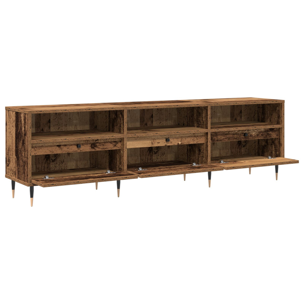 Produktbild för TV-skåp Gammalt trä 150 x 30 x 45 cm Konstruerat trä
