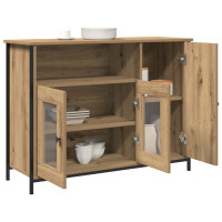 Produktbild för Sideboard Artisan Ek 100 x 35 x 75 cm