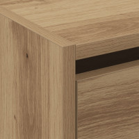 Produktbild för Skoskåp med hylla Artisan Ek 80 x 21 x 125,5 cm Konstruerat trä