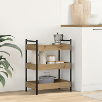 Produktbild för Köksvagn Artisan Ek 50 x 30 x 70 cm Konstruerat trä
