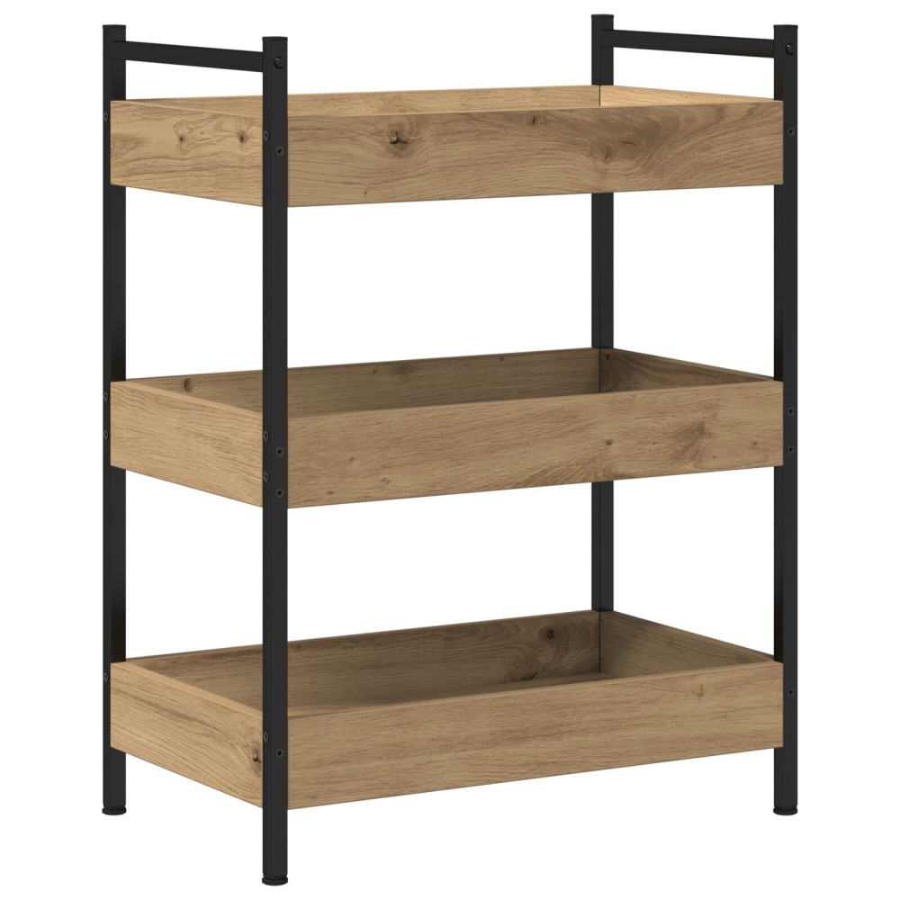 Produktbild för Köksvagn Artisan Ek 50 x 30 x 70 cm Konstruerat trä