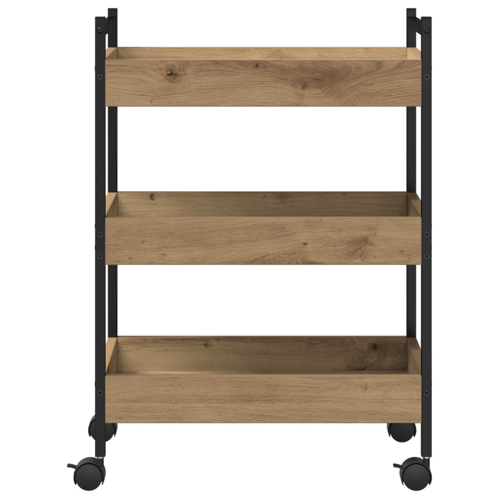 Produktbild för Köksvagn Artisan Ek 50 x 30 x 70 cm Konstruerat trä