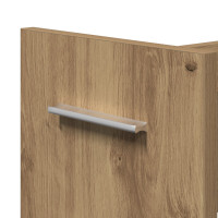 Produktbild för Skåp med hjul Artisan Ek 60 x 22 x 79 cm