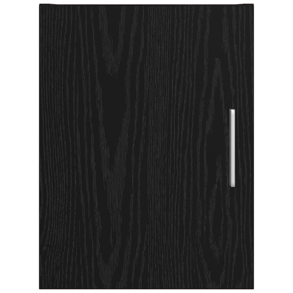 Produktbild för Väggmonterat skåp Svart Ek 30 x 42.5 x 39.5 cm Konstruerat trä