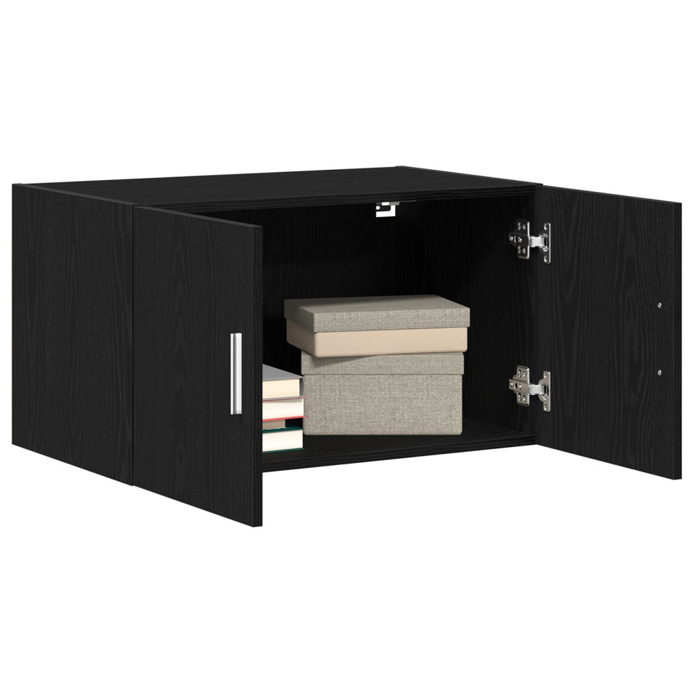 Produktbild för Väggskåp Svart ek 70 x 42.5 x 40 cm Konstruerat trä