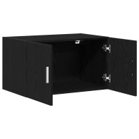 Produktbild för Väggskåp Svart ek 70 x 42.5 x 40 cm Konstruerat trä