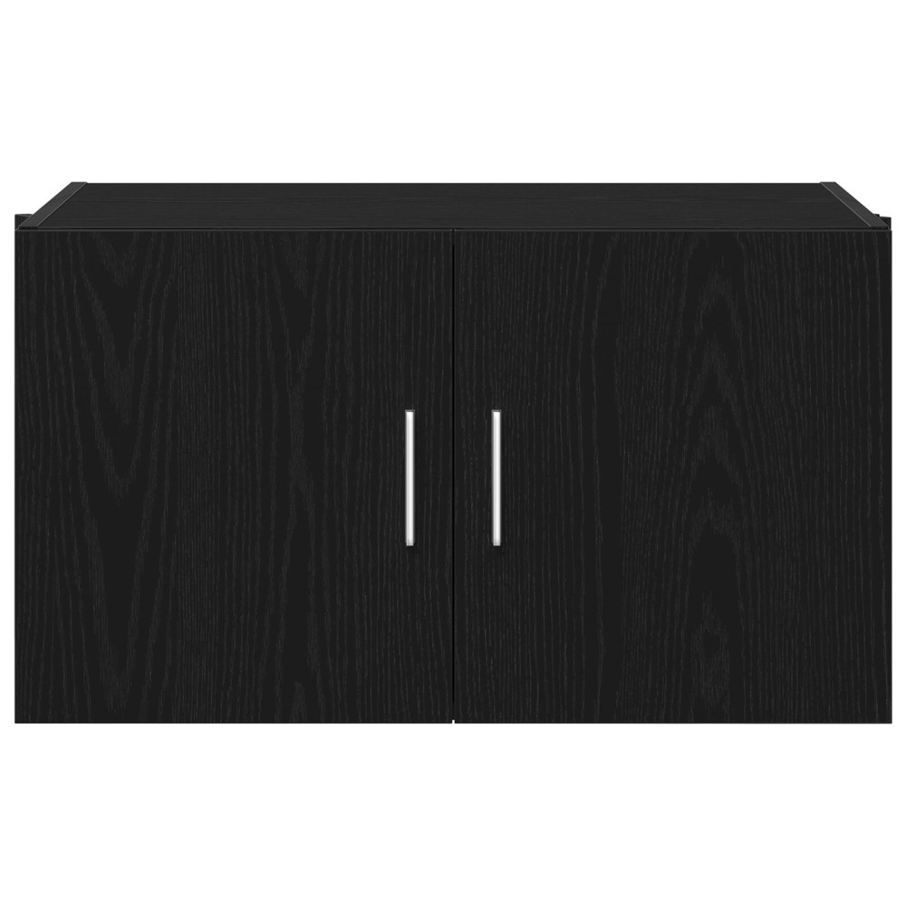 Produktbild för Väggskåp Svart ek 70 x 42.5 x 40 cm Konstruerat trä