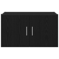Produktbild för Väggskåp Svart ek 70 x 42.5 x 40 cm Konstruerat trä