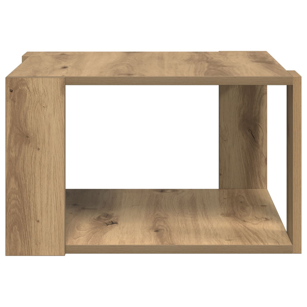 Produktbild för Kaffeebord Artisan Ek 51,5 x 51,5 x 30 cm Konstruerat trä
