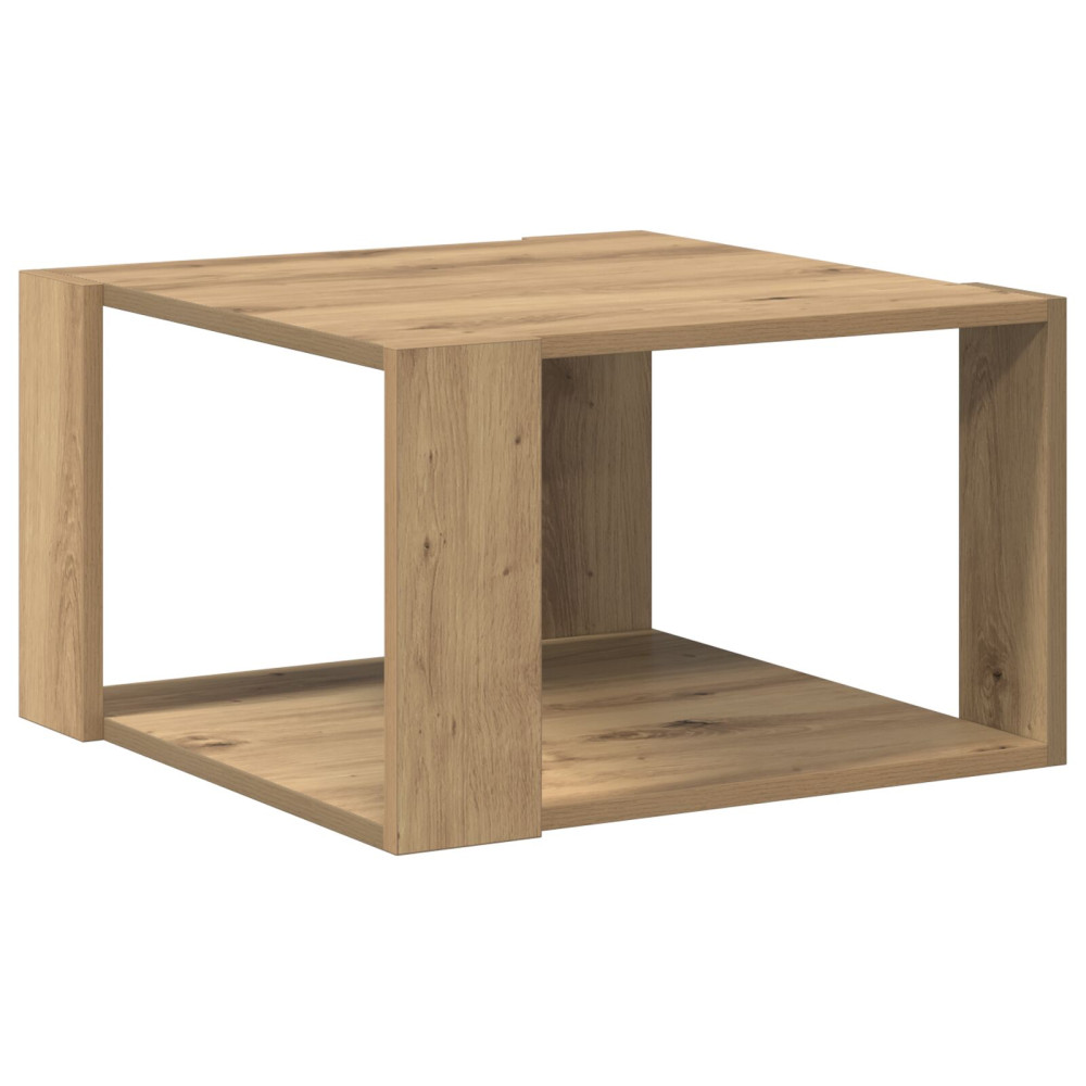Produktbild för Kaffeebord Artisan Ek 51,5 x 51,5 x 30 cm Konstruerat trä