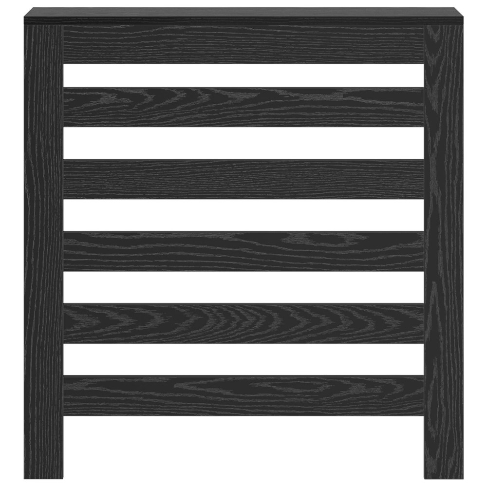 Produktbild för Radiatorlock Svart Ek 78 x 20 x 82 cm Konstruerat trä