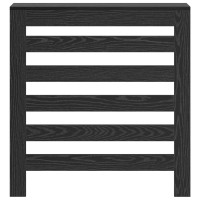 Produktbild för Radiatorlock Svart Ek 78 x 20 x 82 cm Konstruerat trä