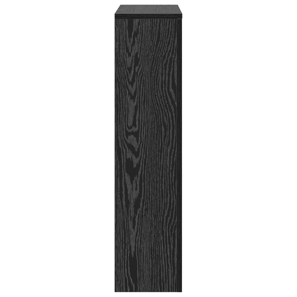Produktbild för Radiatorlock Svart Ek 78 x 20 x 82 cm Konstruerat trä