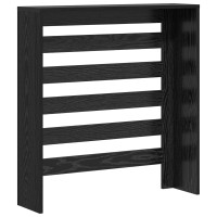 Produktbild för Radiatorlock Svart Ek 78 x 20 x 82 cm Konstruerat trä