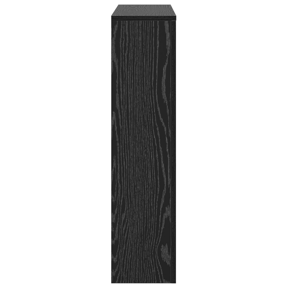 Produktbild för Radiatorlock Svart Ek 104 x 20 x 82 cm Konstruerat trä