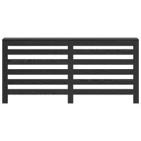 Produktbild för Radiatorlock Svart Ek 175 x 20 x 82 cm Konstruerat trä