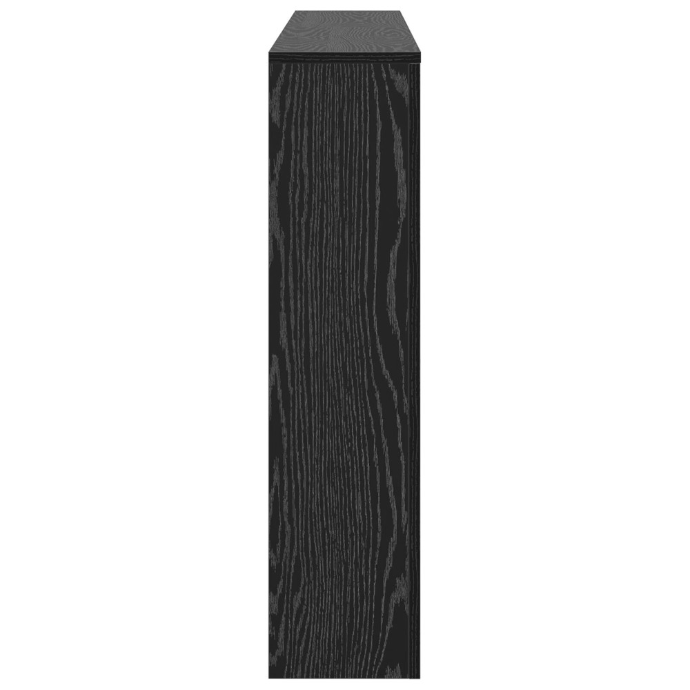 Produktbild för Radiatorlock Svart Ek 175 x 20 x 82 cm Konstruerat trä