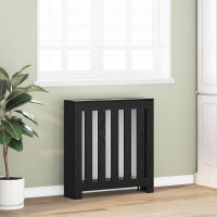 Produktbild för Radiatorlock Svart Ek 78 x 20 x 82 cm Konstruerat trä