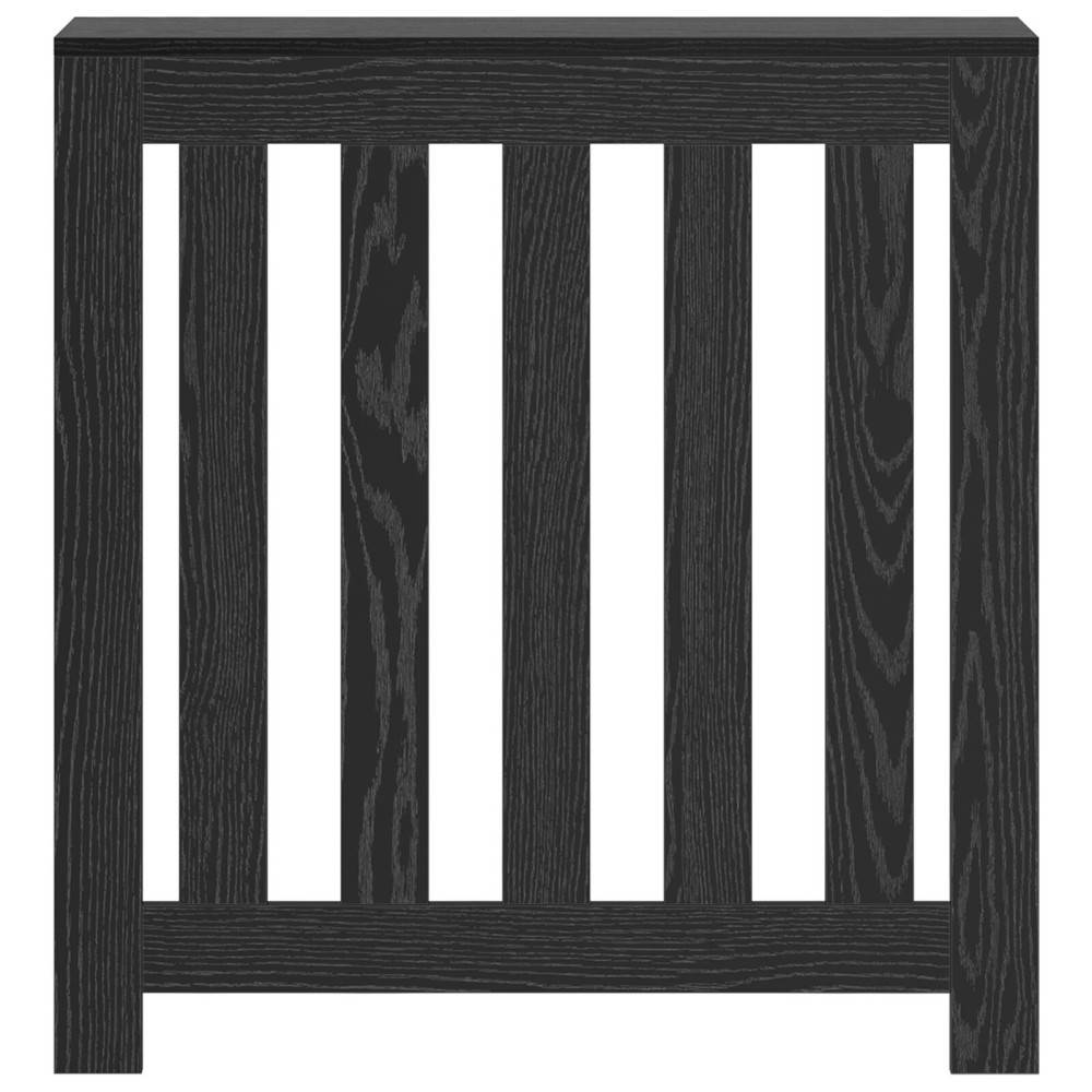 Produktbild för Radiatorlock Svart Ek 78 x 20 x 82 cm Konstruerat trä
