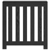 Produktbild för Radiatorlock Svart Ek 78 x 20 x 82 cm Konstruerat trä