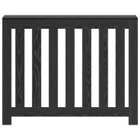 Produktbild för Radiatorlock Svart Ek 104 x 20 x 82 cm Konstruerat trä
