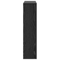Produktbild för Radiatorlock Svart Ek 104 x 20 x 82 cm Konstruerat trä