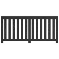 Produktbild för Radiatorlock Svart Ek 175 x 20 x 82 cm Konstruerat trä