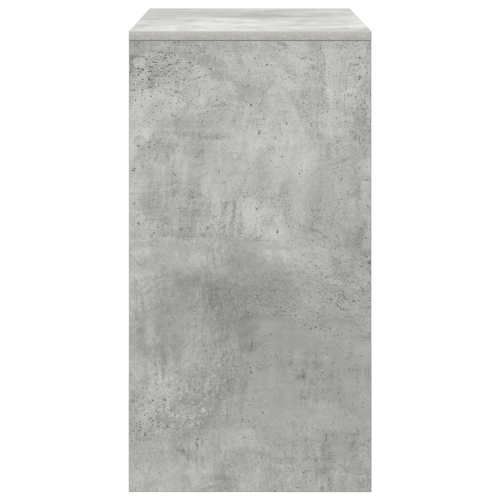 Produktbild för Skrivbord Betonggrå 70 x 40 x 76 cm