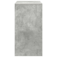Produktbild för Skrivbord Betonggrå 70 x 40 x 76 cm