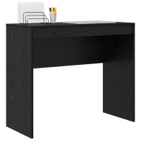 Produktbild för Skrivbord Svart Ek 90 x 40 x 76 cm