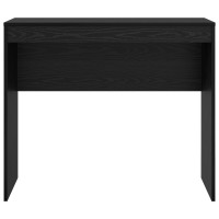 Produktbild för Skrivbord Svart Ek 90 x 40 x 76 cm