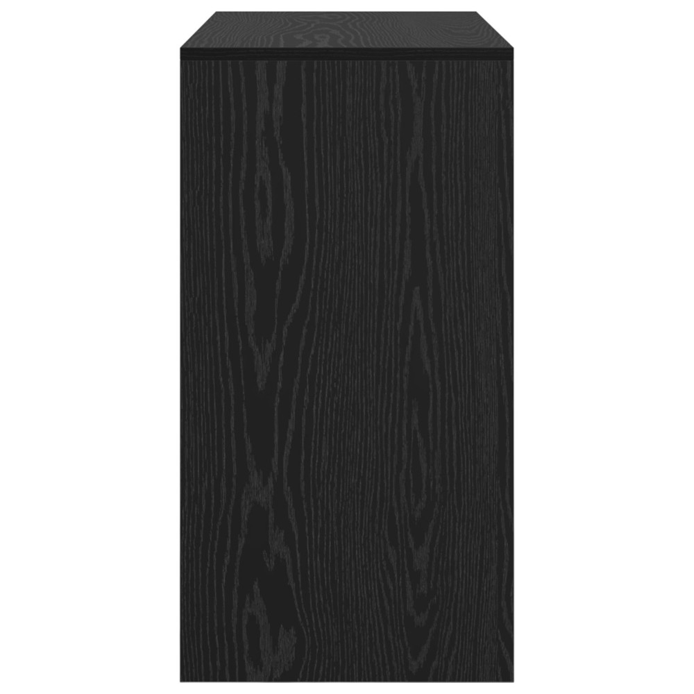 Produktbild för Skrivbord Svart Ek 90 x 40 x 76 cm