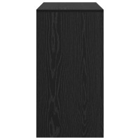 Produktbild för Skrivbord Svart Ek 90 x 40 x 76 cm