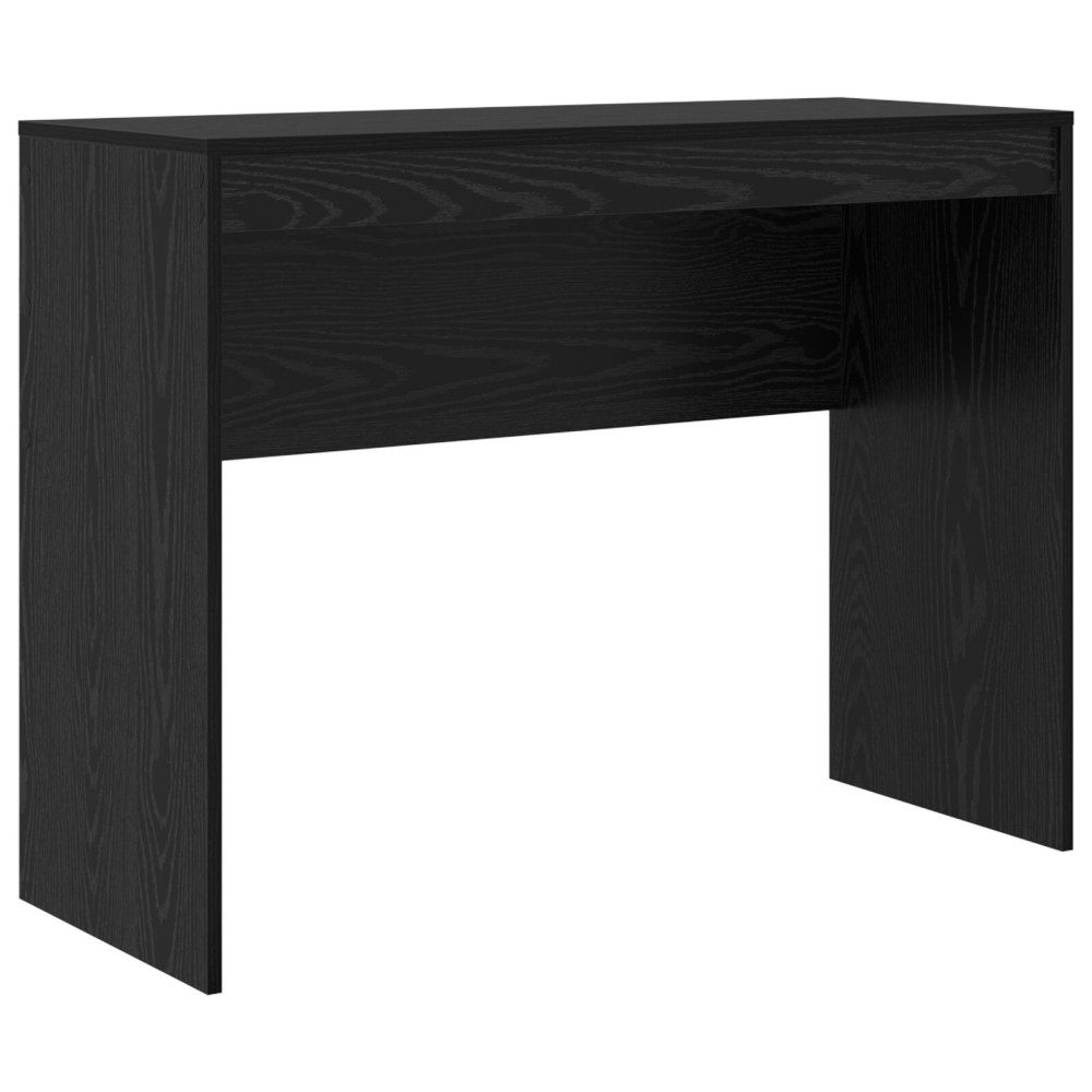 Produktbild för Skrivbord Svart Ek 100 x 40 x 76 cm