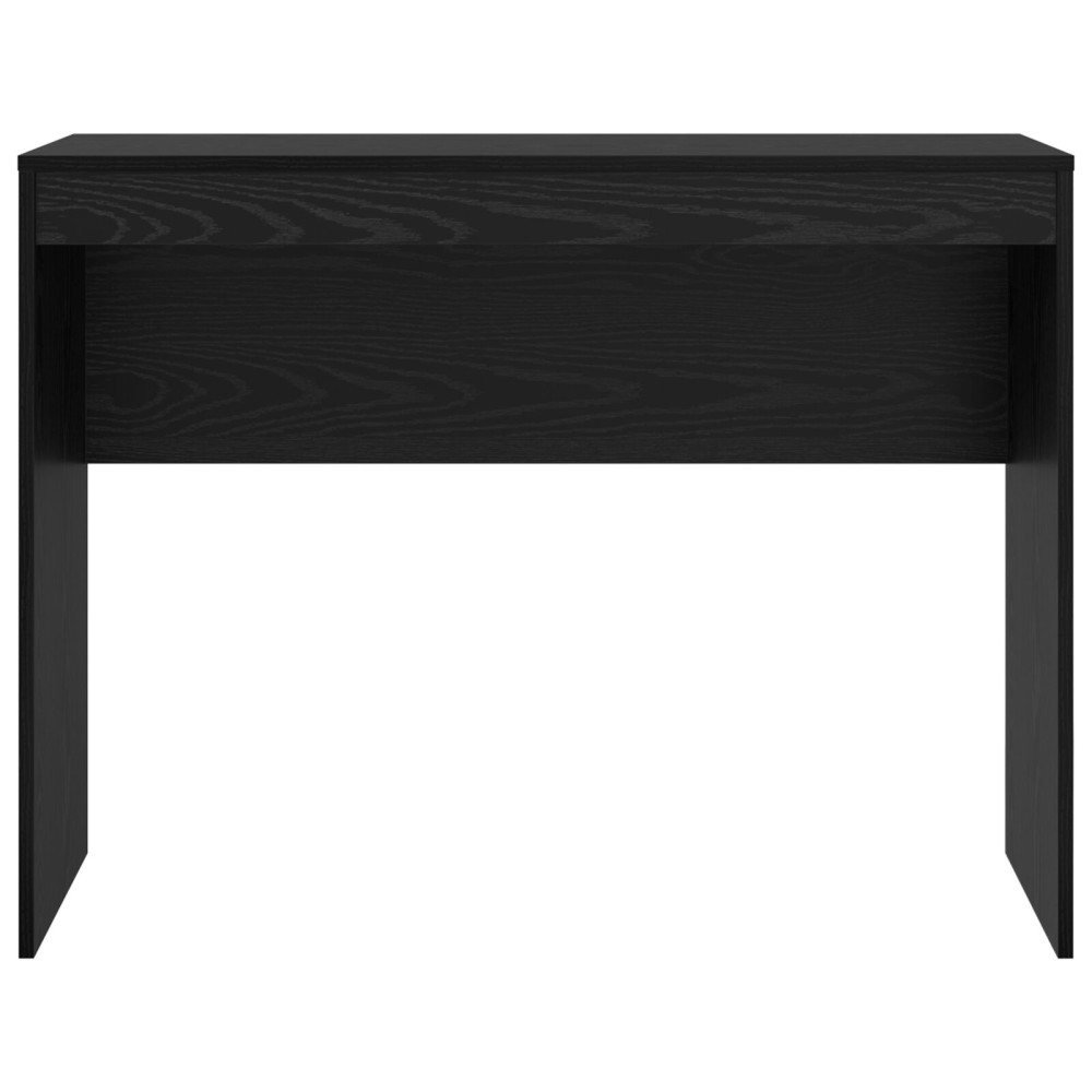 Produktbild för Skrivbord Svart Ek 100 x 40 x 76 cm