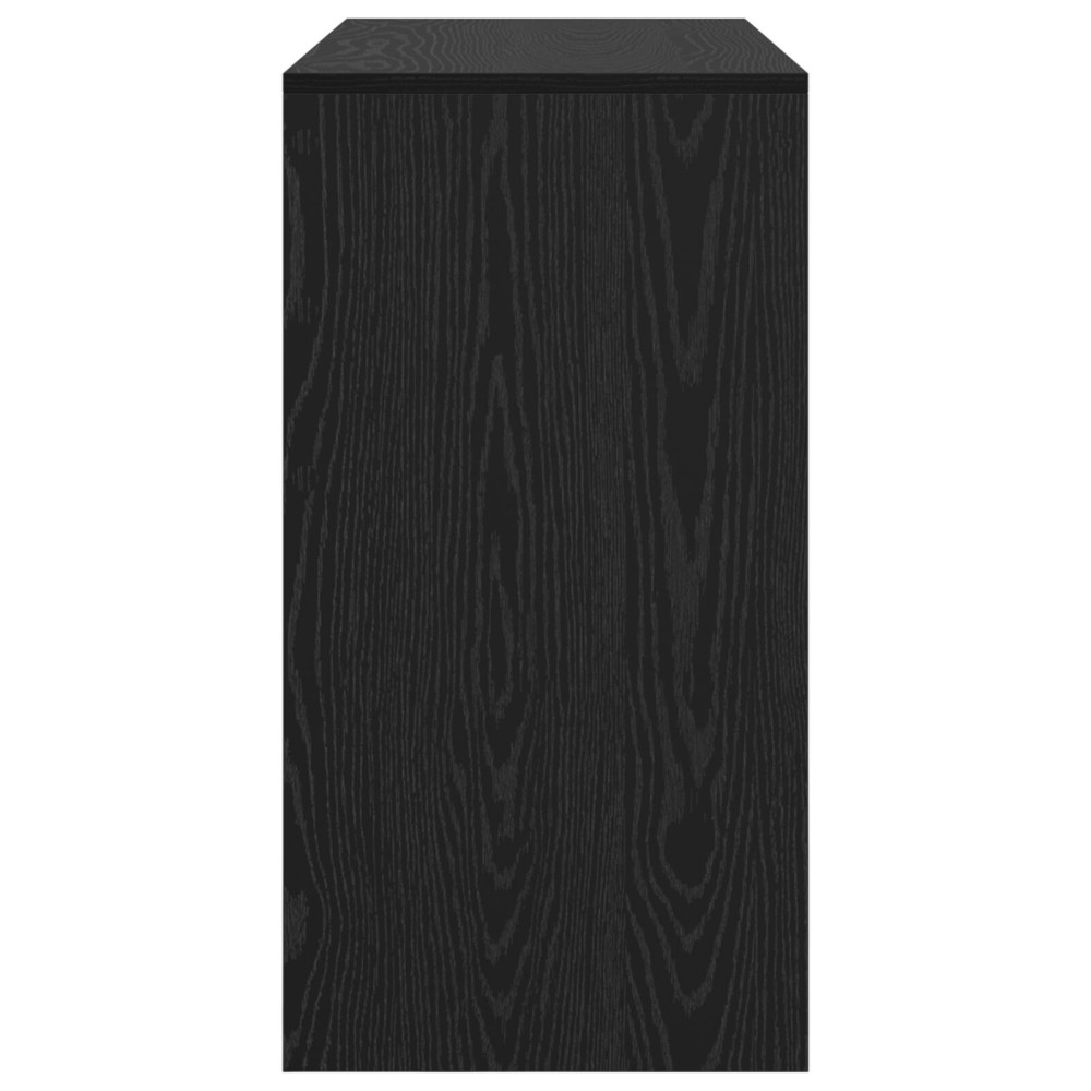 Produktbild för Skrivbord Svart Ek 100 x 40 x 76 cm
