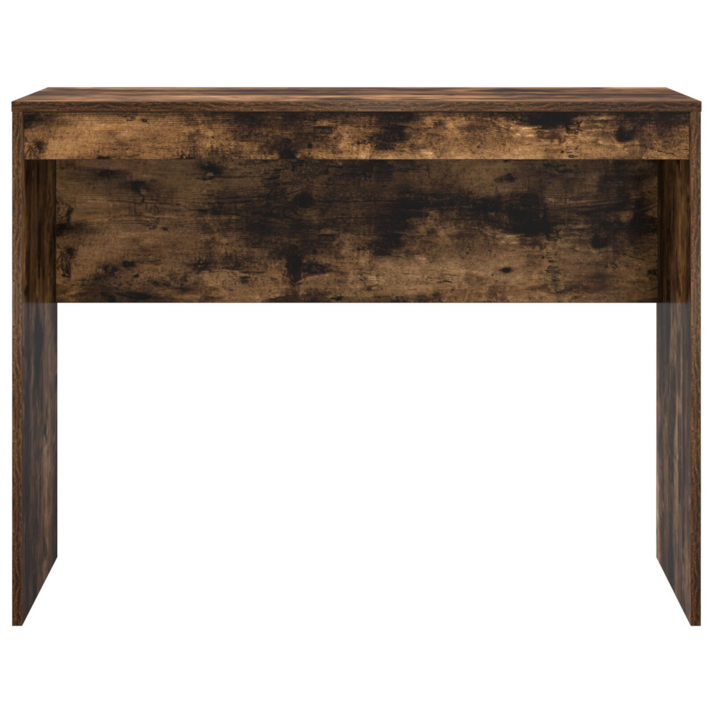Produktbild för Skrivbord Rökt ek 100 x 40 x 76 cm