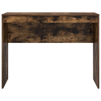Produktbild för Skrivbord Rökt ek 100 x 40 x 76 cm