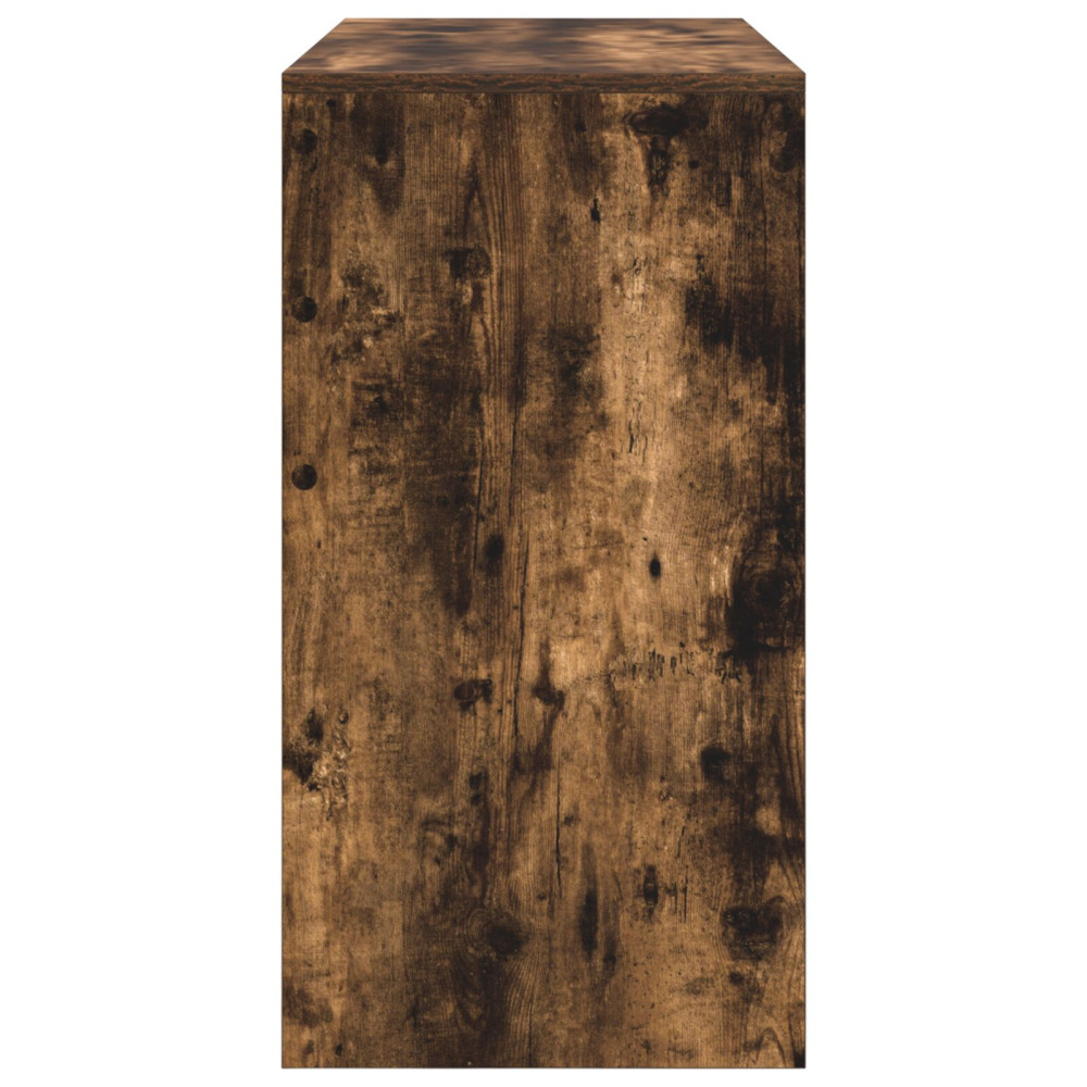 Produktbild för Skrivbord Rökt ek 100 x 40 x 76 cm